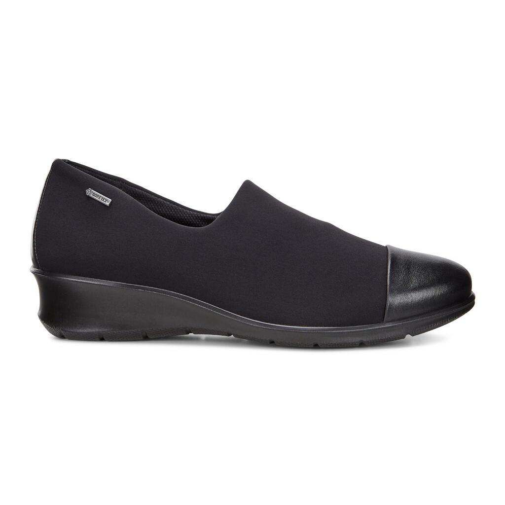 Ecco Felicia Gtx Womens Slip On Dress Shoes In Black - India EGZ-826754